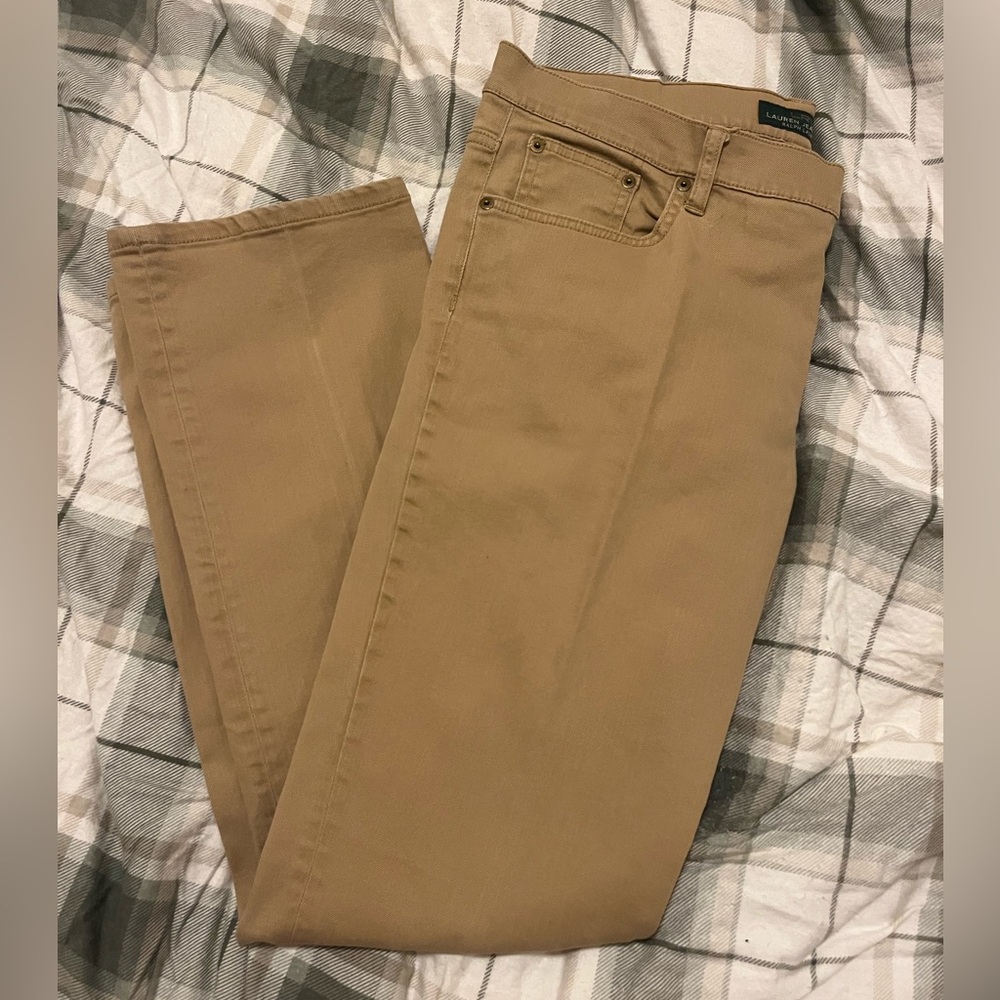 Lauren Ralph Lauren Women’s Khaki Chinos – Size 14 NWOT